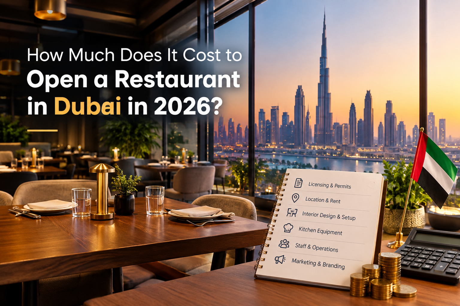 How Much Does It Cost to Open a Restaurant in Dubai in 2026?